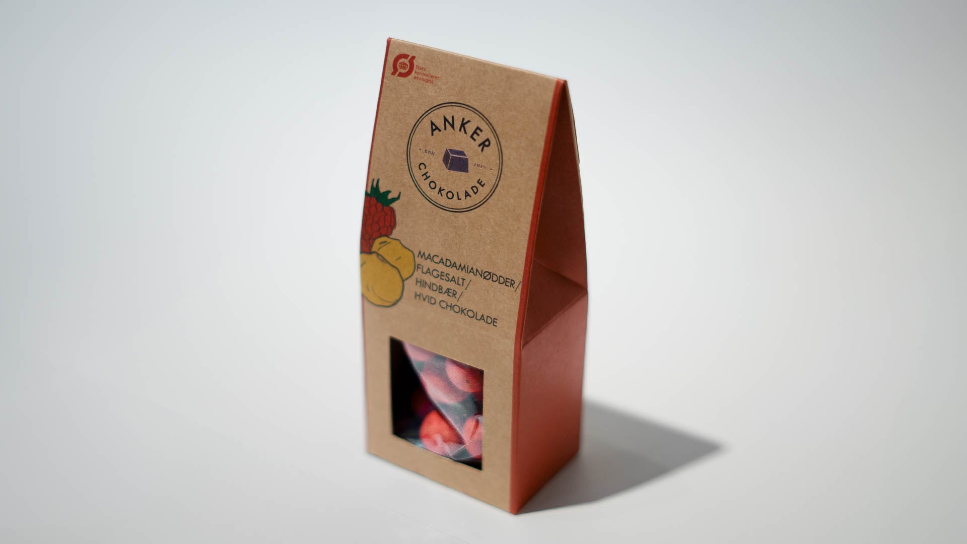 Anker Chokolade - Dragee, Hindbær