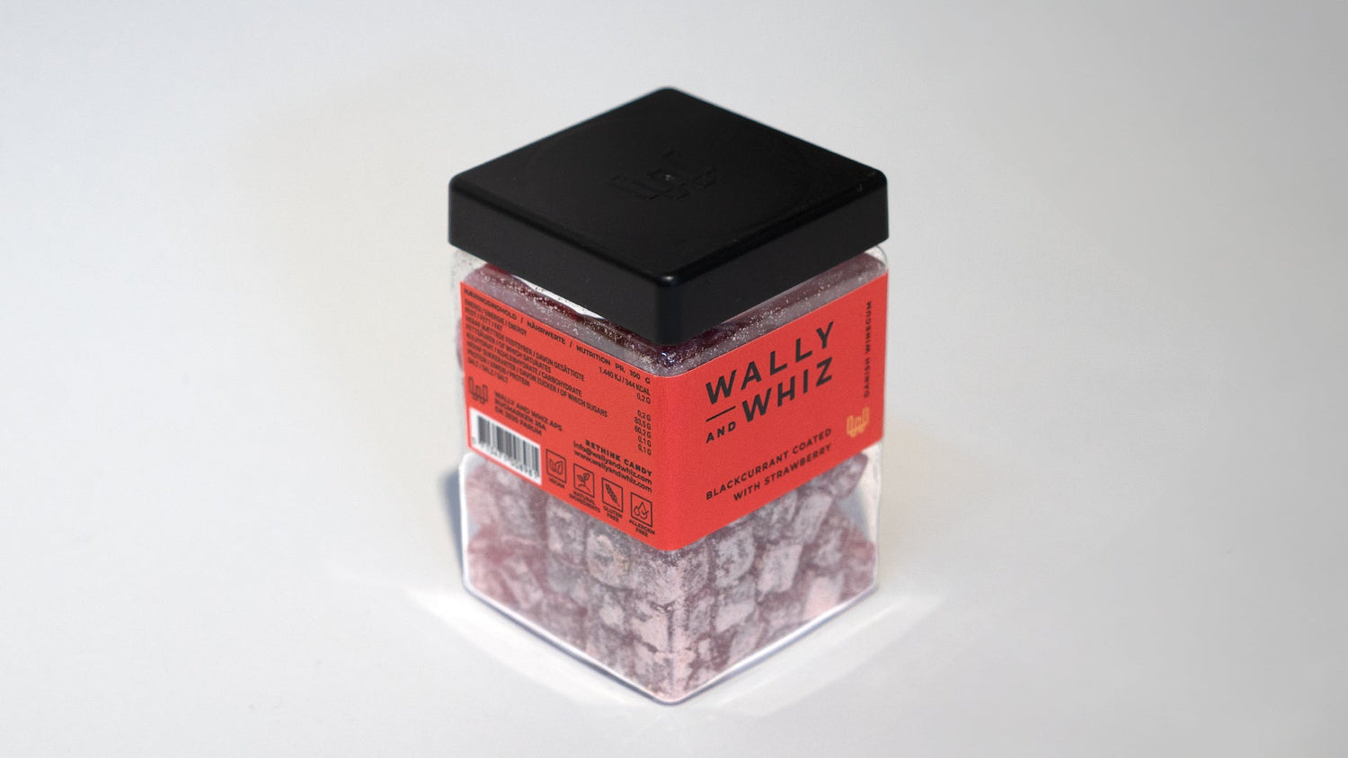 Wally &amp; Whiz - Solbær med Jordbær 240 g.